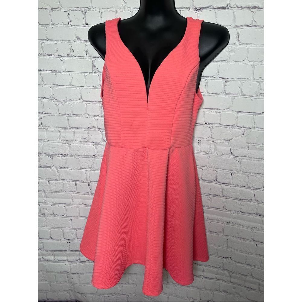 Bailey Blue pink/orange dress SZ L